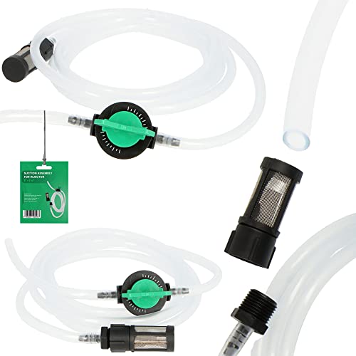 Venturi Injektor Satz 1" & 1 1/2" Schlauch Filter Ventil Dünger Mikrobewässerung Zubehör Schlauch Rohr Filter Ventil Schalter Düngemittelversorgung Verteilung Micro Drip Bewässerungssystem Anschluss von Instalguru