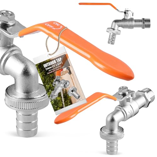 Wasserhahn Garten Kugelnhahn 1/2 x 3/4 AG Schlauchanschluss 3/4 IG x 1/2 | Kugelauslaufhahn Auslaufventil Gartenhahn Außenwasserhahn mit Schlauchkupplung Auslaufhahn Zapfhahn Wasserhahn Garten Kugelnhahn 1/2 x 3/4 AG Schlauchanschluss 3/4 IG x 1/2 | Kugelauslaufhahn Auslaufventil Gartenhahn Außenwasserhahn mit Schlauchkupplung Auslaufhahn Zapfhahn von Instalguru