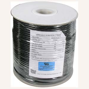 InstallerParts 1000 ft UL 4 Leiter Schwarz Modular Kabel Spule 26 AWG von InstallerParts