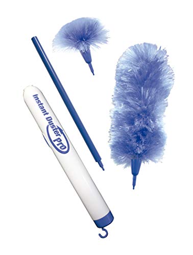 Elektro-Oberflächenbürste Instant Duster Pro Best Direct, Set, 4-TLG., inkl. großem und kleinem Staubwedel (austauschbar), Staubwedel mit Teleskopstiel, rotierend, elektrisch, batteriebetrieben von BEST DIRECT