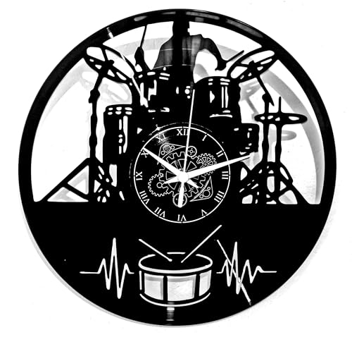 Instant Karma Clocks | Wanduhr | Musikgruppe | Drums | Schlagzeuger | Rock | Rockmusikliebhaber Band | Gitarre Geschenkidee Musikinstrumente Drummer Instant Karma Clocks | Wanduhr | Musikgruppe | Drums | Schlagzeuger | Rock | Rockmusikliebhaber Band | Gitarre Geschenkidee Musikinstrumente Drummer von Instant Karma Clocks
