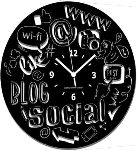 Instant Karma Clocks | Wanduhr | Blogger | Social Network | Geschenkidee für Internetliebhaber von Instant Karma Clocks