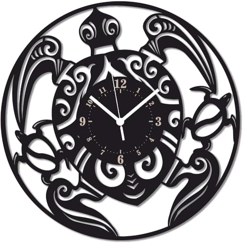 Instant Karma Clocks Wanduhr - Schildkröte von Instant Karma Clocks