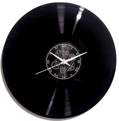 Instant Karma Clocks | Wanduhr auf Schallplatte aus Vinyl | Geschenkidee | Wanddekoration, Schlitzwender, Wurst-Ikone von Instant Karma Clocks