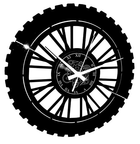 Instant Karma Clocks Vinyl Wanduhr Motorradrennen Motorrad Fahren von Instant Karma Clocks