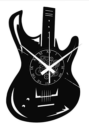 Instant Karma Clocks Wanduhr aus Vinyl Guitar Basso Rock Metal Punk Gitarre Musik Instant Karma Clocks Wanduhr aus Vinyl Guitar Basso Rock Metal Punk Gitarre Musik von Instant Karma Clocks