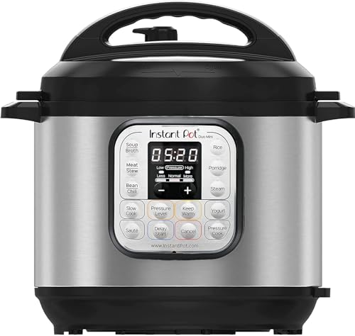 Instant Pot Duo 30 Elektro-Multikocher 3L - Schnellkochtopf, Schongarer, Reiskocher, Sautierpfanne, Joghurtbereiter, Dampfgarer und Speisewärmer, aus Edelstahl, Silver von Instant Pot