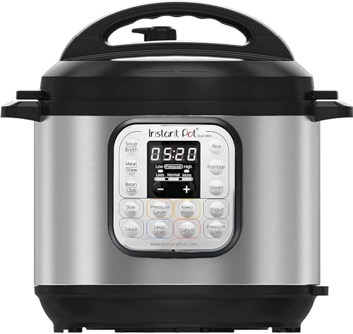 Instant Pot Duo 30 Elektro-Multikocher 3L - Schnellkochtopf, Schongarer, Reiskocher, Sautierpfanne, Joghurtbereiter, Dampfgarer und Speisewärmer, aus Edelstahl von Instant Pot