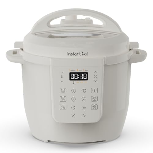 Instant Pot Multikocher, 5.7L 7-in-1 Smart Cooker - Schnellkochtopf, Schongarer, Reiskocher, Sautierpfanne, Joghurtbereiter, Dampfgarer und Speisewärmer - Meersalz Weiß von Instant Pot
