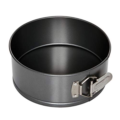 Instant Pot™ Springform Backform, Backform aus Karbonstahl, Antihaftbeschichtete Ofenform für Deko Kuchen und Torten, Auflaufform für Dessert, Schwarz, 18,5 x 18,5 x 8 cm (1,75 Liter) von Instant Pot