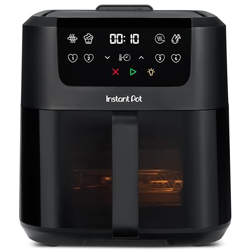 Instant Pot Vortex Compact Schwarz-Heißluftfritteuse 5 l Korb, Familiengröße, 4 in 1 – Heißluftfrittieren, Trocknen, Backen, Aufwärmen, Antihaftbeschichtung, leicht zu reinigen, spülmaschinenfest Instant Pot Vortex Compact Schwarz-Heißluftfritteuse 5 l Korb, Familiengröße, 4 in 1 – Heißluftfrittieren, Trocknen, Backen, Aufwärmen, Antihaftbeschichtung, leicht zu reinigen, spülmaschinenfest von Instant Pot