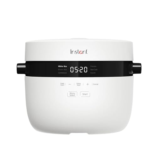 Instant Reiskocher und Dampfgarer - Automatischer, vielseitiger Reiskocher, Dampfgarer und Sauté-Pfanne/Bratpfanne - Abnehmbarer, spülmaschinenfester Topf (12 Tassen / 2,8 l) - bis zu 20 Portionen von Instant Pot