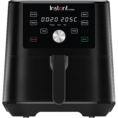 Instant Brands Vortex 6 Plus 4-in-1-Heißluftfritteuse 1700W, 3,7L - Heißluft-Frittieren, Backen, Braten, Grillen, Dehydrator und Speisenwärmer von Instant Pot