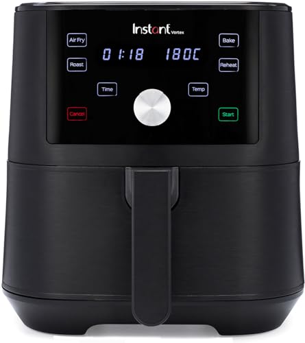 Instant Brands Vortex 6 Plus 4-in-1-Heißluftfritteuse 1700W, 3,7L - Heißluft-Frittieren, Backen, Braten, Grillen, Dehydrator und Speisenwärmer von Instant Pot