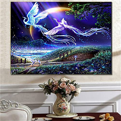 Instarry 5D DIY Diamond Painting Full Groß Phönix Wohnzimmer Dekoration 90x60 cm Instarry 5D DIY Diamond Painting Full Groß Phönix Wohnzimmer Dekoration 90x60 cm von Instarry