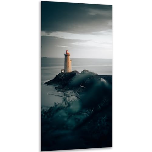 Instarry 5D DIY Diamond Painting Zubehör Groß Leuchtturm-Ozean Schlafzimmer Wohnzimmer Deko 100x50 cm von Instarry