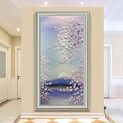 Instarry 5D Diamant Painting Bilder Groß Berg Fuji Home Decoration 120x60 cm von Instarry
