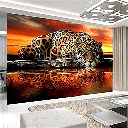 Instarry 5D Diamant Painting Bilder Groß Leopard Home Decor 120x70 cm von Instarry
