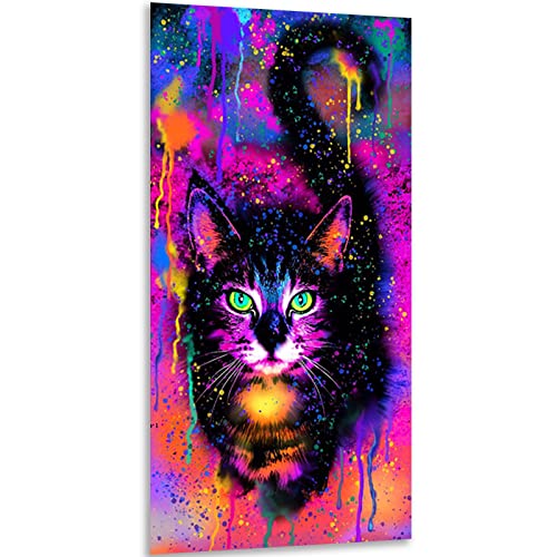 Instarry 5D Diamond Painting Bilder Full Groß Katze Wall Decoration 90x40 cm von Instarry