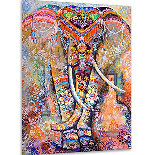 Instarry 5D Diamond Painting Groß bunter elefant Wohnzimmer Deko 60x40 cm Instarry 5D Diamond Painting Groß bunter elefant Wohnzimmer Deko 60x40 cm von Instarry