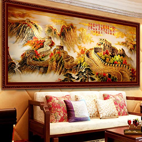 Instarry 5D Diamond Painting Set Full Groß Chinesische Mauer Dekoration Wohnung Modern 150x60 cm Instarry 5D Diamond Painting Set Full Groß Chinesische Mauer Dekoration Wohnung Modern 150x60 cm von Instarry