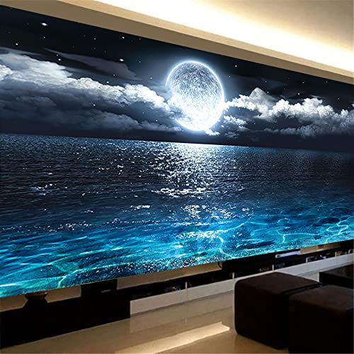 Instarry 5D Diamond Painting Zubehör Groß Das mondbeschienene Meer Wall Decor 100x40 cm Instarry 5D Diamond Painting Zubehör Groß Das mondbeschienene Meer Wall Decor 100x40 cm von Instarry