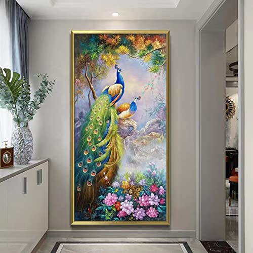 Instarry 5D Diamond Painting Zubehör Groß Pfau Wohnzimmer Deko 100x50 cm Instarry 5D Diamond Painting Zubehör Groß Pfau Wohnzimmer Deko 100x50 cm von Instarry