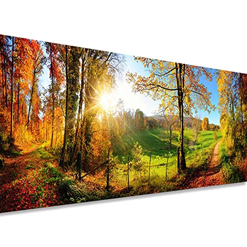 Instarry DIY 5D Diamond Painting Set Groß Sonne und Wald Decoration 100x40 cm Instarry DIY 5D Diamond Painting Set Groß Sonne und Wald Decoration 100x40 cm von Instarry
