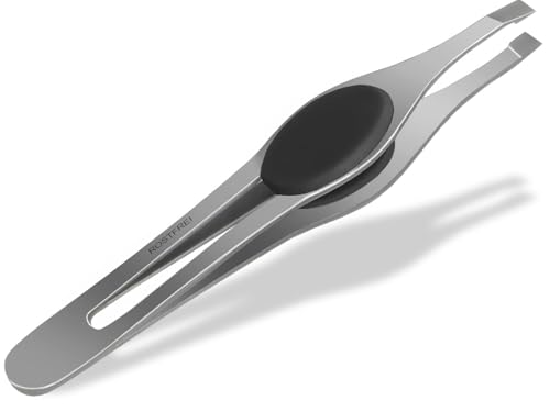 Pinzette mit Softgriff mit geradem Kopf von InstrumenteNrw