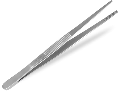 InstrumenteNrw Aquarium-Pinzette Pinzette 18,0 cm Matt Silber Edelstahl von InstrumenteNrw
