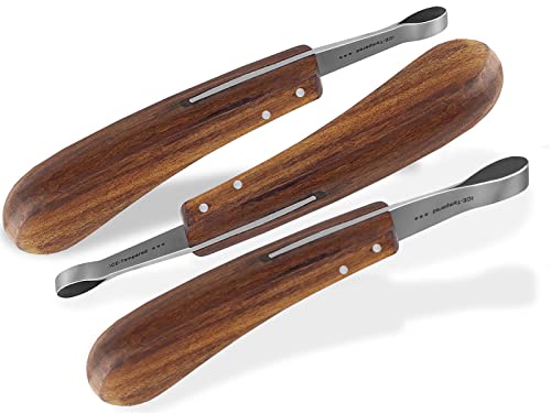 Profi Hufmesser Set 3-Teilig Klauenmesser Rinnmesser Schlaufe in 3 Größen Schlaufenmesser Hufpflege-Messer Hufschmied Werkzeug Spezialstahl Rostfrei mit ergonomischem Griff 2-Fach genietet Profi Hufmesser Set 3-Teilig Klauenmesser Rinnmesser Schlaufe in 3 Größen Schlaufenmesser Hufpflege-Messer Hufschmied Werkzeug Spezialstahl Rostfrei mit ergonomischem Griff 2-Fach genietet von InstrumenteNrw