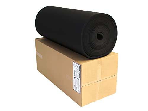 Dämmmatte Kautschuk nicht selbstklebend Kautschuk Isoliermatte von 19mm Dämmdicke Dämmung Isolierung 8m² - Markenqualität Insul-Roll (Dämmplatte 19mm x 8m²) von Insul Roll