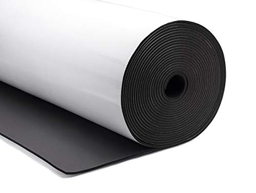 Dämmmatte selbstklebend Kautschuk Isoliermatte 13mm Dämmdicke Dämmung Isolierung 1m² - 11m² - Markenqualität Insul-Roll XT (Dämmplatte selbstklebend 13mm - 1m²) von Insul-Tube