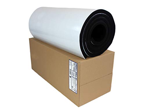 Dämmmatte selbstklebend Kautschuk Isoliermatte 32mm Dämmdicke Dämmung Isolierung 1m² - 4m² - Markenqualität Insul-Roll XT (Dämmplatte selbstklebend 32mm - 4m² 1 Karton) von Insul-Tube