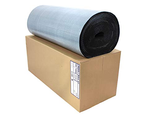 Dämmmatte selbstklebend Kautschuk Isoliermatte 9mm Dämmdicke Dämmung Isolierung 1m² - 15m² - Markenqualität Insul-Roll XT (Dämmplatte selbstklebend 9mm - 15m² 1 Karton) von Insul-Tube