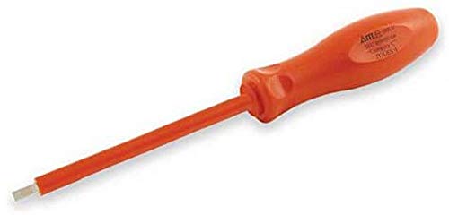 Insulated Tools 01920 6" slotted Screwdriver 150x6.5x1.2mm Blade, Orange von Insulated Tools Ltd