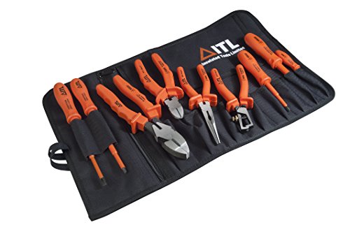 Insulated Tools Ltd 00001 Electricians 9 Pieces Basic Kit with Elektriker 9-teiliges Basis-Set mit Rolle von Insulated Tools Ltd