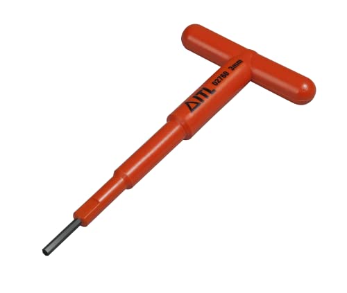 Insulated Tools Ltd 2760 3 mm leichter T-Griff Sechskant-Schraubendreher von Insulated Tools Ltd