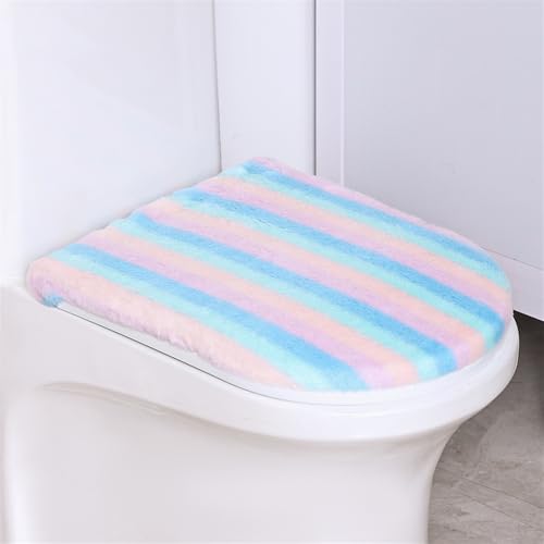 Insun 2 Stück WC Deckelbezug aus Mikrofaserstoff, Toiletten Sitzbezug mit Gummizug für Meisten Toilettendeckel Regenbogen 2 Insun 2 Stück WC Deckelbezug aus Mikrofaserstoff, Toiletten Sitzbezug mit Gummizug für Meisten Toilettendeckel Regenbogen 2 von Insun
