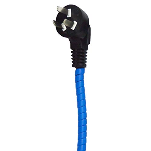 Insun 2m Kabelschlauch Spiral Kabelschläuche Zuschneidbar Kabel Organizer für Kabelschutz, Kabel Verstecken Blau ∅ 8 mm von Insun