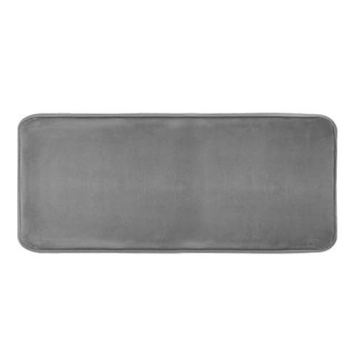 Insun Badezimmerteppich Memoryschaum Weich Saugfähige, Badematte rutschfeste, Badteppich Waschbar für Badezimmer Grau 60 x 200 cm Insun Badezimmerteppich Memoryschaum Weich Saugfähige, Badematte rutschfeste, Badteppich Waschbar für Badezimmer Grau 60 x 200 cm von Insun