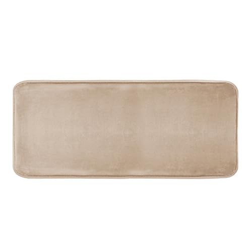 Insun Badezimmerteppich Memoryschaum Weich Saugfähige, Badematte rutschfeste, Badteppich Waschbar für Badezimmer Khaki 50 x 150 cm Insun Badezimmerteppich Memoryschaum Weich Saugfähige, Badematte rutschfeste, Badteppich Waschbar für Badezimmer Khaki 50 x 150 cm von Insun