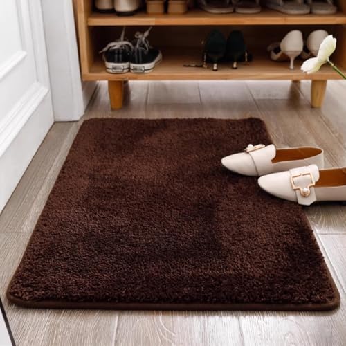 Insun Badezimmerteppich Rechteck Badematte rutschfest Badteppich Saugfähig Schnelltrocknend Maschinenwaschbar Braun 120 x 170 cm Insun Badezimmerteppich Rechteck Badematte rutschfest Badteppich Saugfähig Schnelltrocknend Maschinenwaschbar Braun 120 x 170 cm von Insun