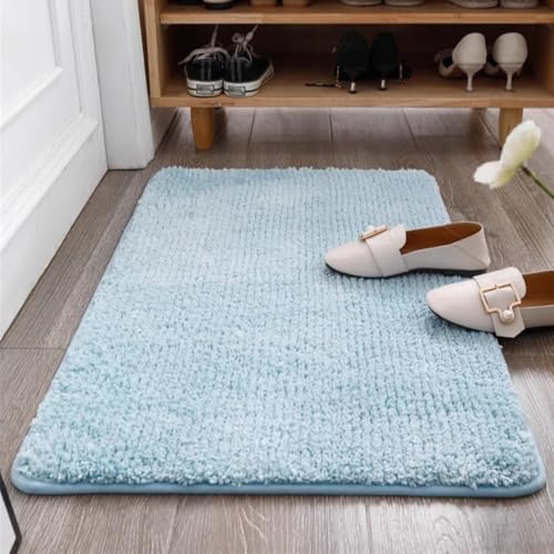 Insun Badezimmerteppich Rechteck Badematte rutschfest Badteppich Saugfähig Schnelltrocknend Maschinenwaschbar Hellblau 160 x 230 cm Insun Badezimmerteppich Rechteck Badematte rutschfest Badteppich Saugfähig Schnelltrocknend Maschinenwaschbar Hellblau 160 x 230 cm von Insun