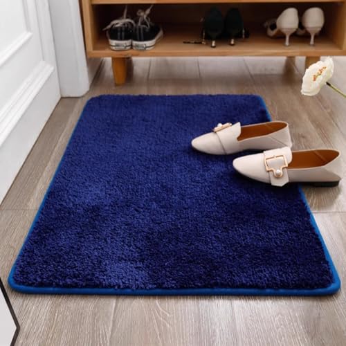 Insun Badezimmerteppich Rechteck Badematte rutschfest Badteppich Saugfähig Schnelltrocknend Maschinenwaschbar Königsblau 90 x 120 cm Insun Badezimmerteppich Rechteck Badematte rutschfest Badteppich Saugfähig Schnelltrocknend Maschinenwaschbar Königsblau 90 x 120 cm von Insun