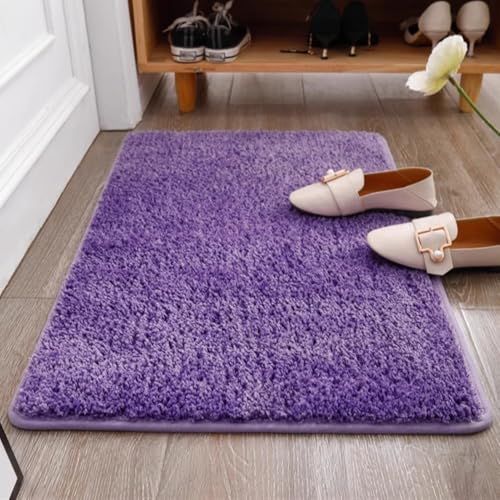 Insun Badezimmerteppich Rechteck Badematte rutschfest Badteppich Saugfähig Schnelltrocknend Maschinenwaschbar Violett 160 x 230 cm Insun Badezimmerteppich Rechteck Badematte rutschfest Badteppich Saugfähig Schnelltrocknend Maschinenwaschbar Violett 160 x 230 cm von Insun