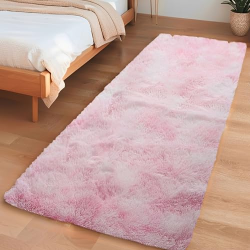 Insun Flauschig Hochflor Teppich Wohnzimmer, Waschbarer Carpet rutschfest, Shaggy Läufer für Schlafzimmer Flur Batik Optik Hellrosa 150 x 210 cm Insun Flauschig Hochflor Teppich Wohnzimmer, Waschbarer Carpet rutschfest, Shaggy Läufer für Schlafzimmer Flur Batik Optik Hellrosa 150 x 210 cm von Insun