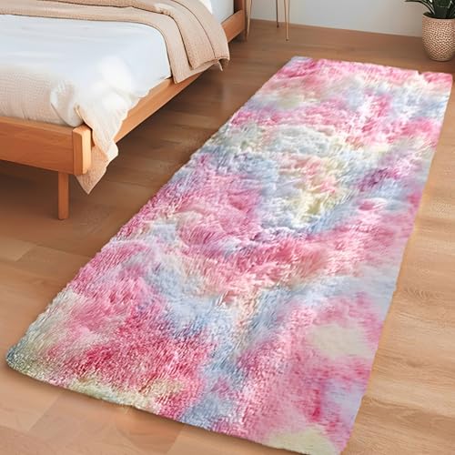 Insun Flauschig Hochflor Teppich Wohnzimmer, Waschbarer Carpet rutschfest, Shaggy Läufer für Schlafzimmer Flur Batik Optik Regenbogen 2 140 x 200 cm Insun Flauschig Hochflor Teppich Wohnzimmer, Waschbarer Carpet rutschfest, Shaggy Läufer für Schlafzimmer Flur Batik Optik Regenbogen 2 140 x 200 cm von Insun