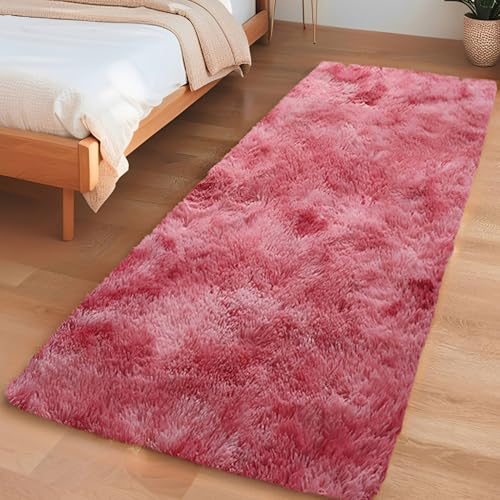 Insun Flauschig Hochflor Teppich Wohnzimmer, Waschbarer Carpet rutschfest, Shaggy Läufer für Schlafzimmer Flur Batik Optik Rosa 150 x 245 cm Insun Flauschig Hochflor Teppich Wohnzimmer, Waschbarer Carpet rutschfest, Shaggy Läufer für Schlafzimmer Flur Batik Optik Rosa 150 x 245 cm von Insun