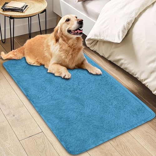Insun Teppich Wohnzimmer Hochflor Flauschig Waschbar Shaggy rutschfest Teppiche Schlafzimmer Aquagrün 60 x 90 cm Insun Teppich Wohnzimmer Hochflor Flauschig Waschbar Shaggy rutschfest Teppiche Schlafzimmer Aquagrün 60 x 90 cm von Insun